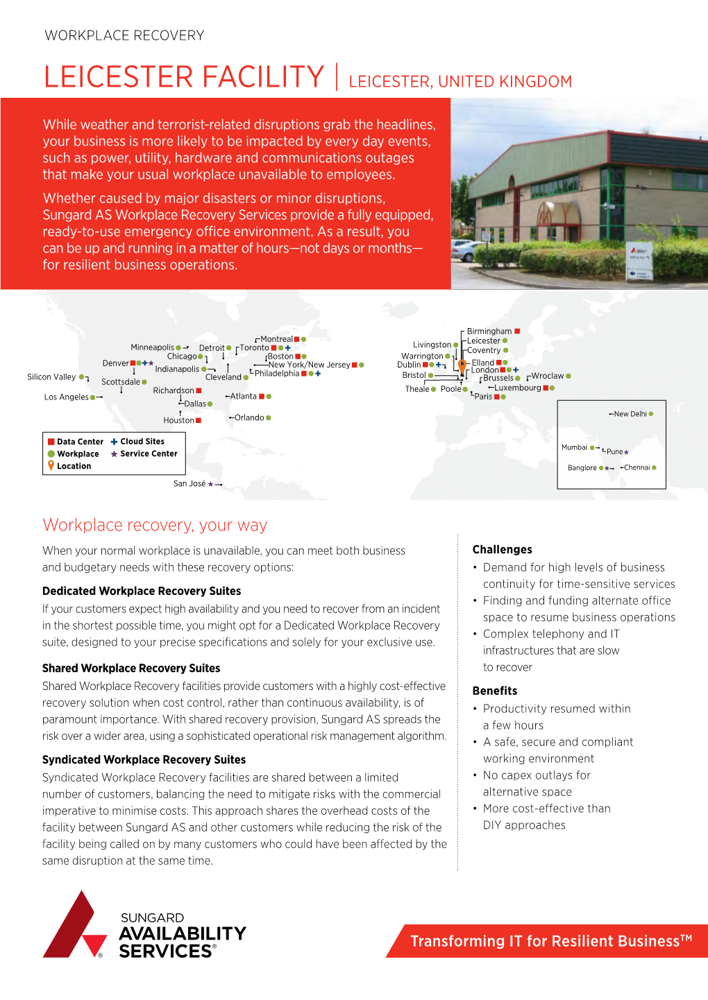 Leicester Facility | Leicester, United Kingdom | Worplace Recovery