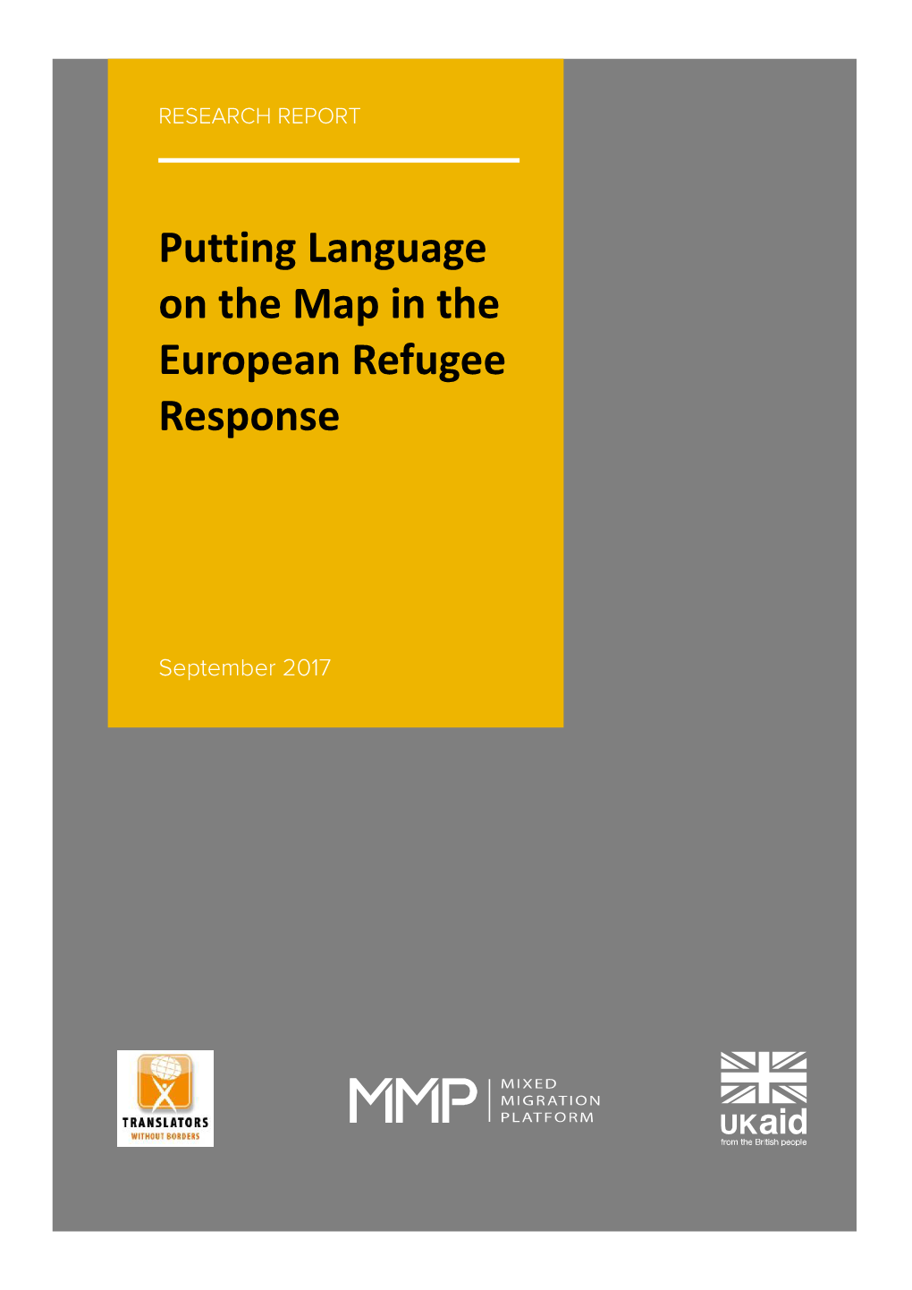 Putting Language on the Map in the European Refugee Response