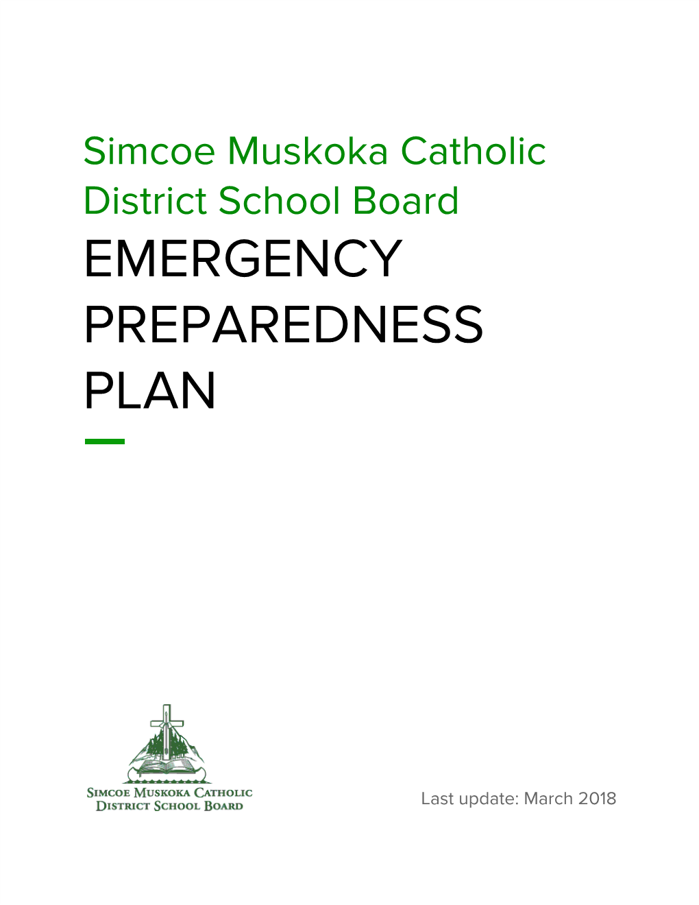 Emergency Preparedness Plan