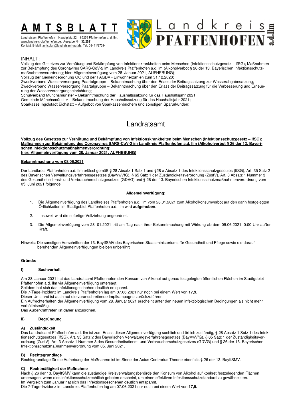 Amtsblatt 32 2021