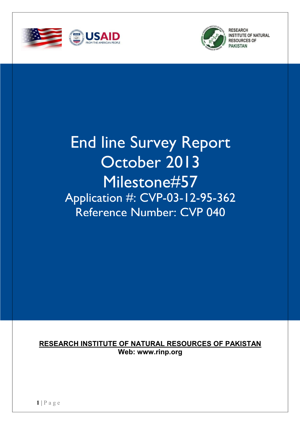 Institutional Support of NRSP for Mainstreaming CBDRM And