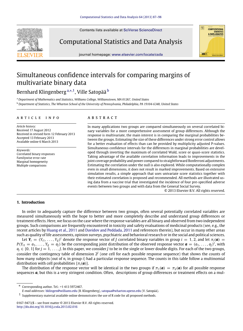 Simultaneous Confidence Intervals for Comparing Margins of Multivariate