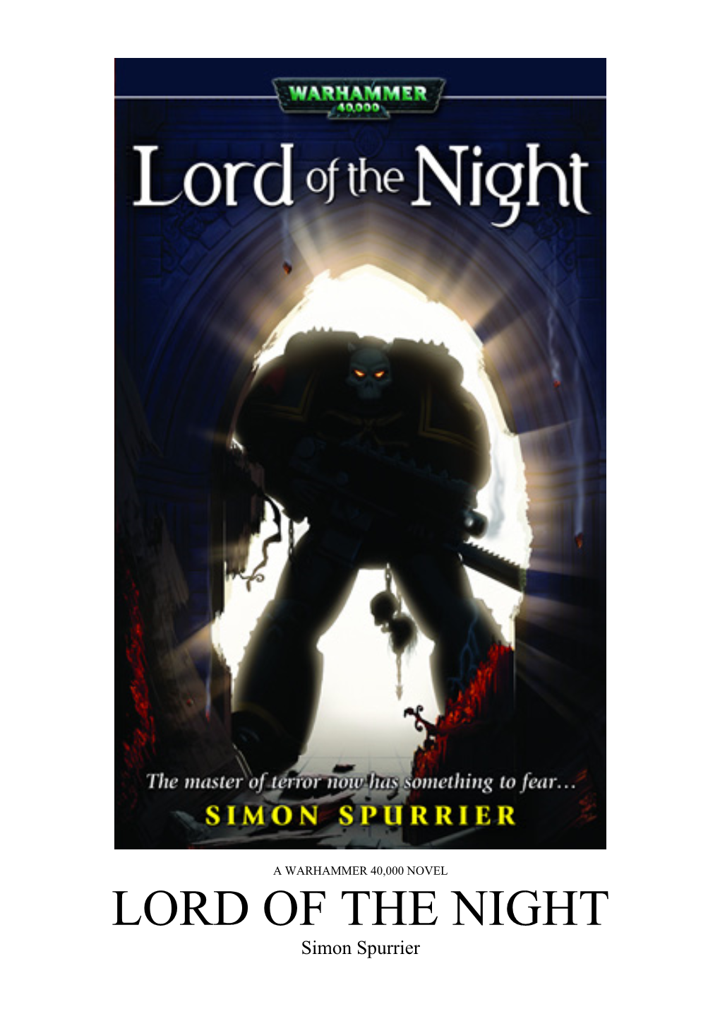 LORD of the NIGHT Simon Spurrier