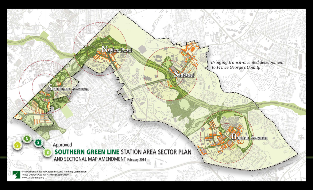 Approved Southern Green Line Station Area