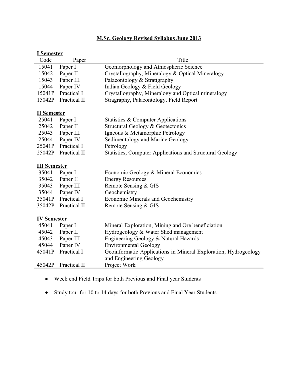 15041 Paper I Geomorphology & Atmospheric Science