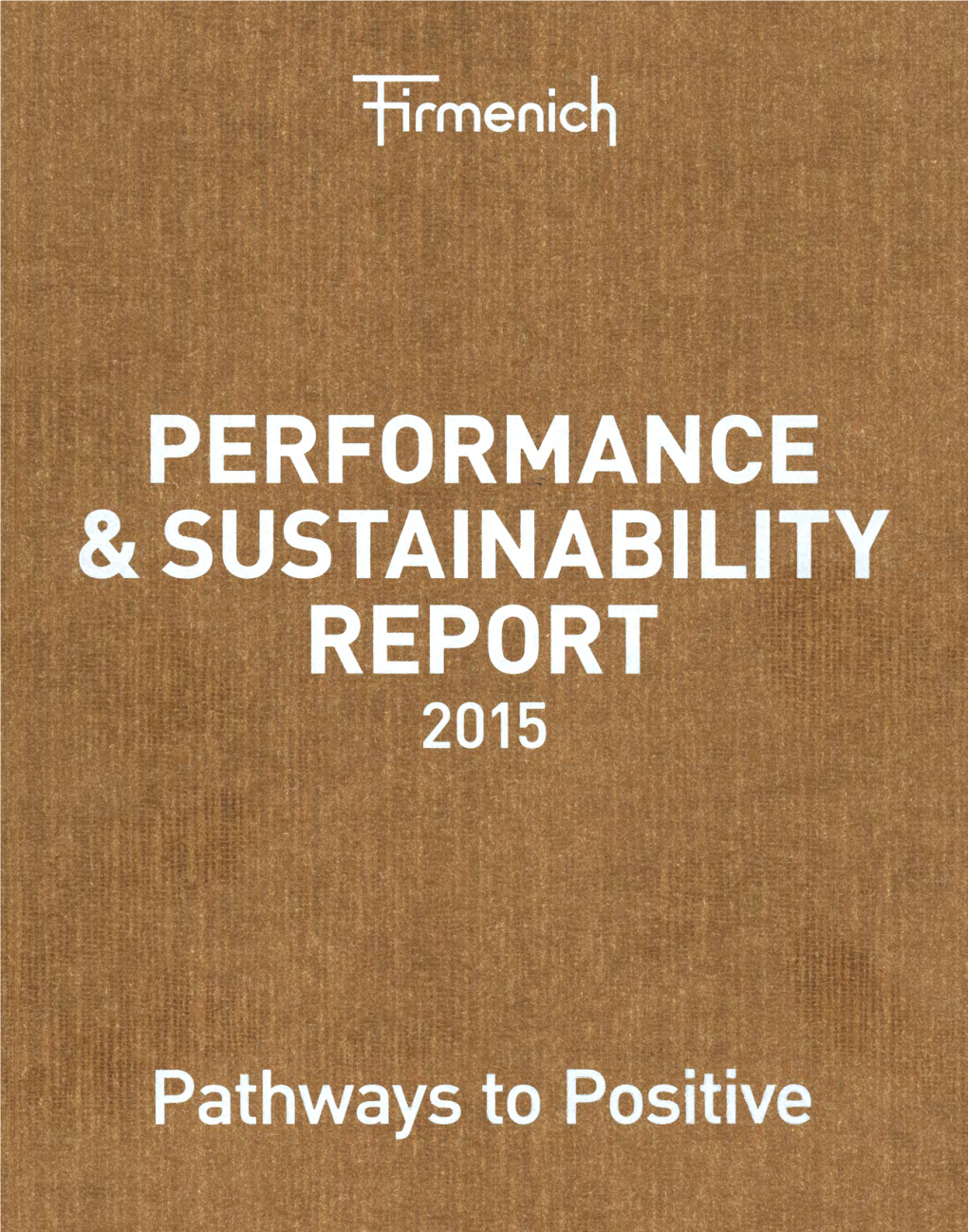 Firmenich-Sustainability Report 2015