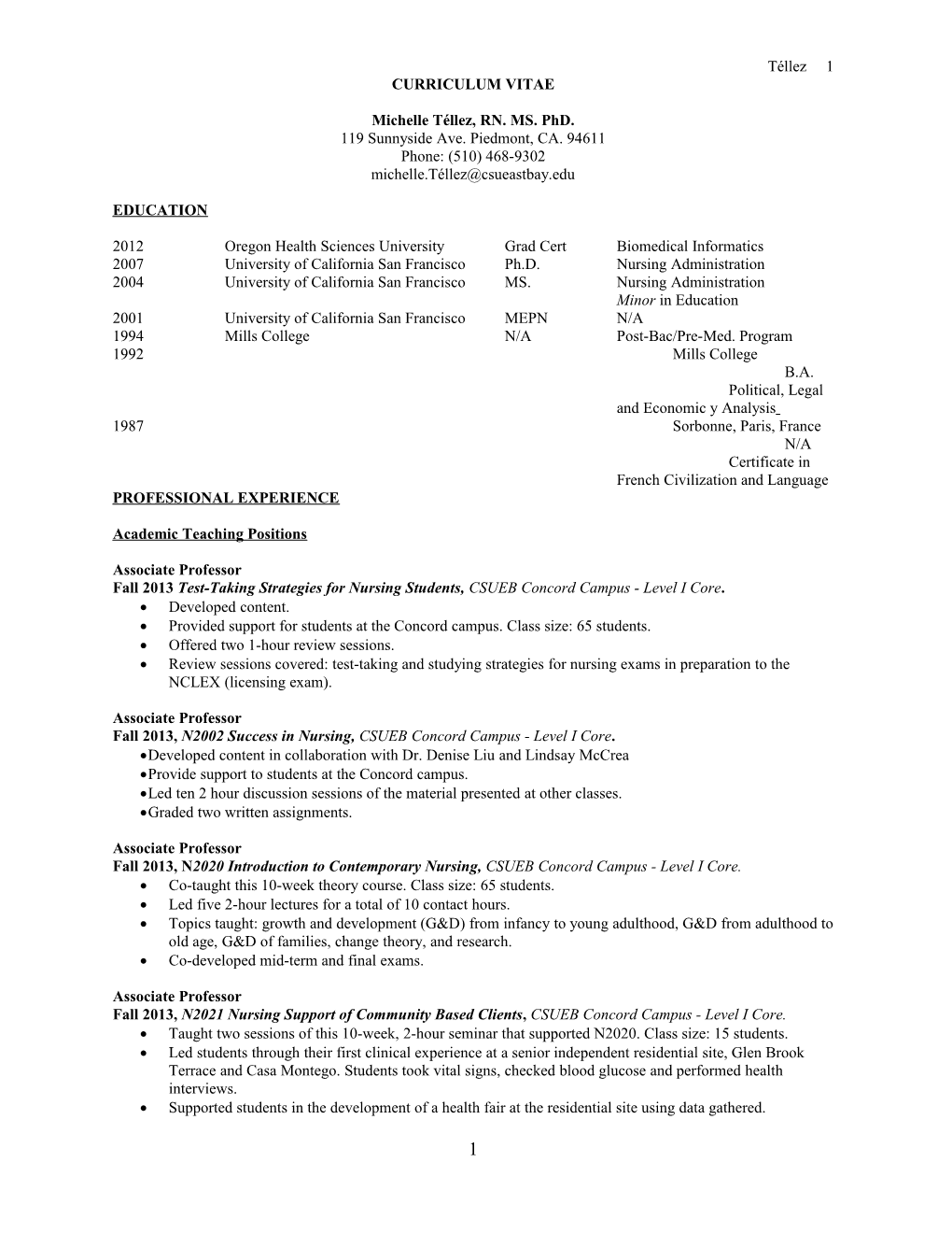 Curriculum Vitae s313