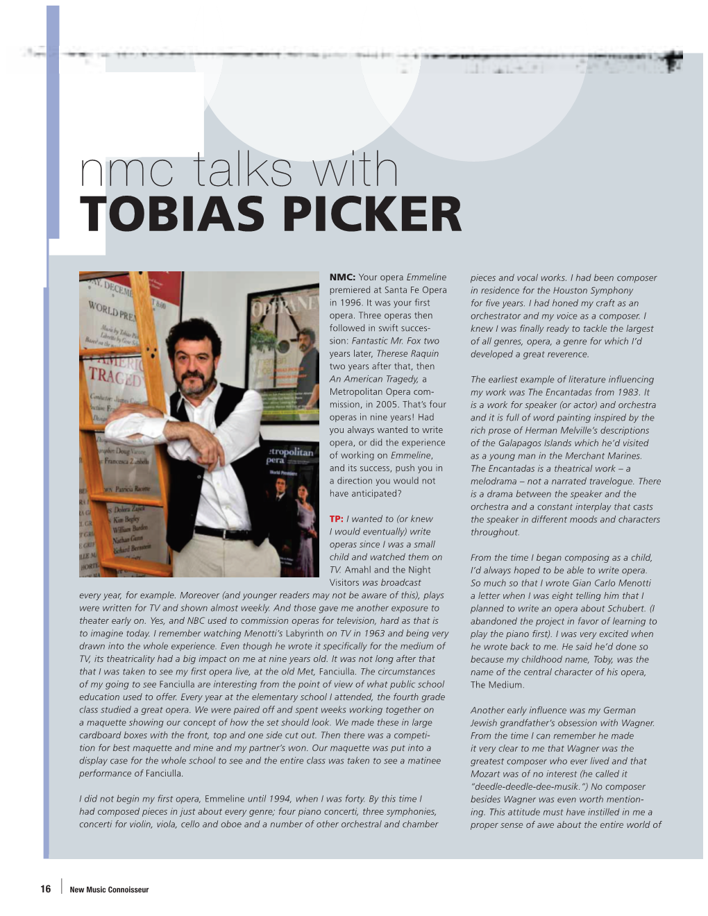 +Nmc Talks with TOBIAS PICKER