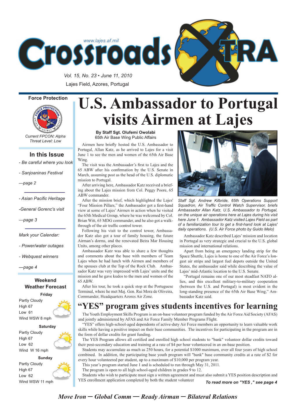 U.S. Ambassador to Portugal Visits Airmen at Lajes by Staff Sgt