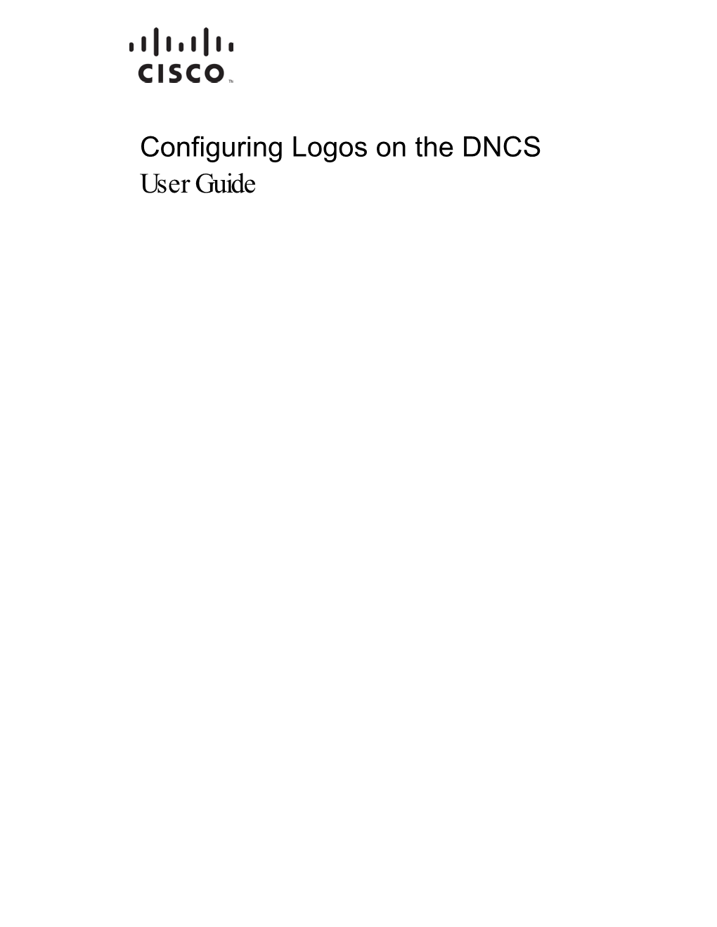 Configuring Logos on the DNCS User Guide