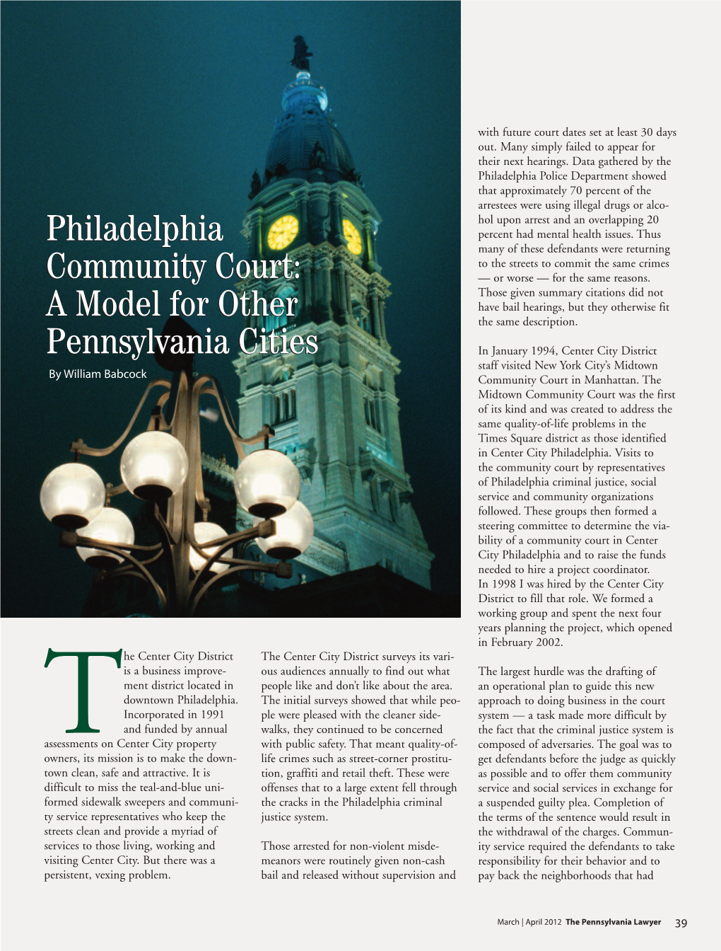 Philadelphia Community Court