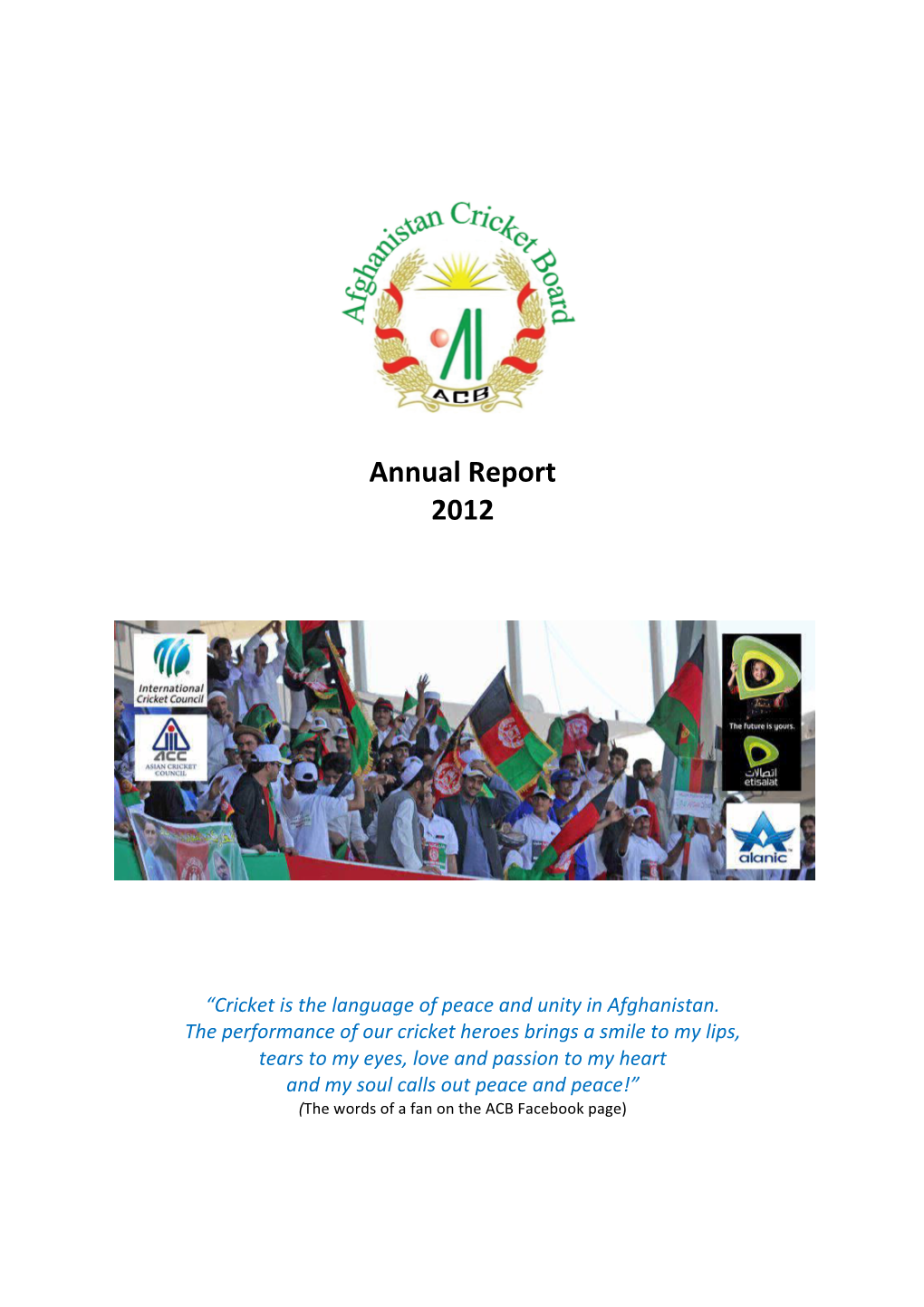 Annual Report 2012