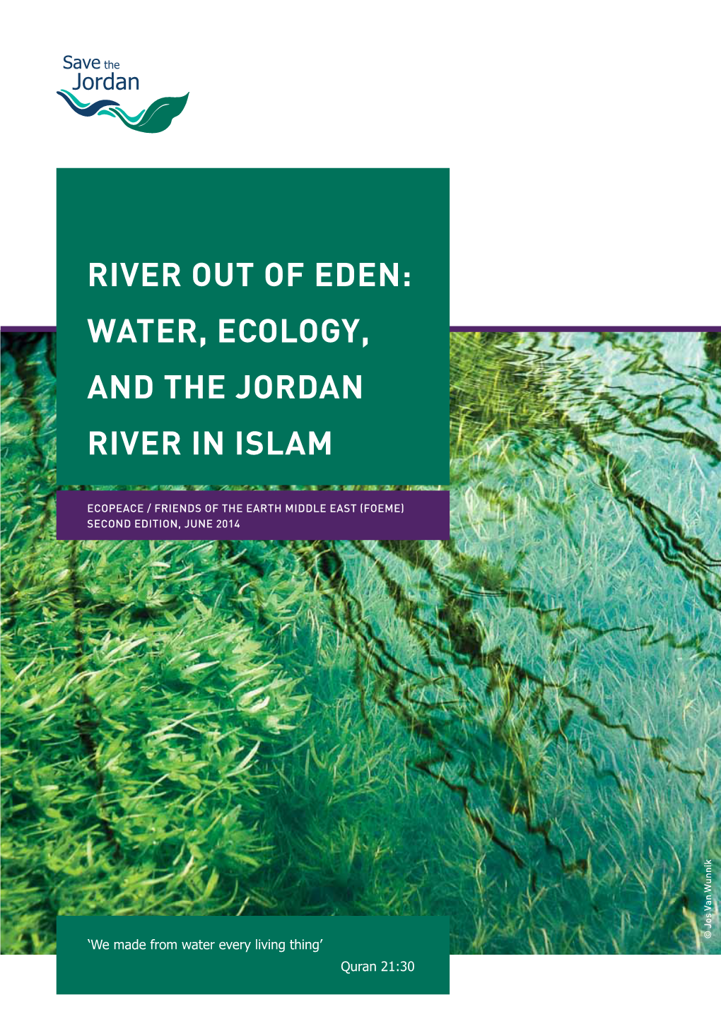 Water, Ecology, and the Jordan River in Islam