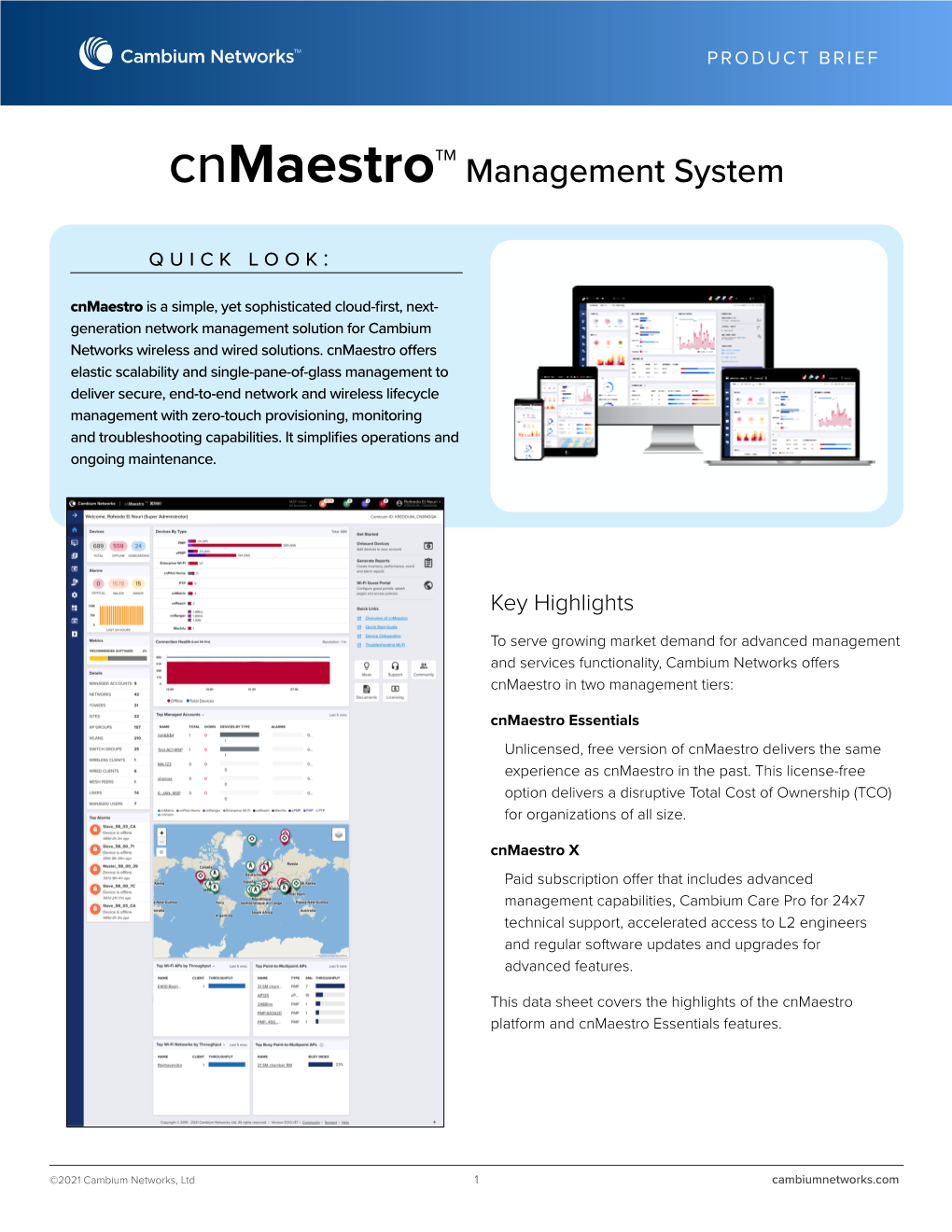 Cnmaestro™Management System