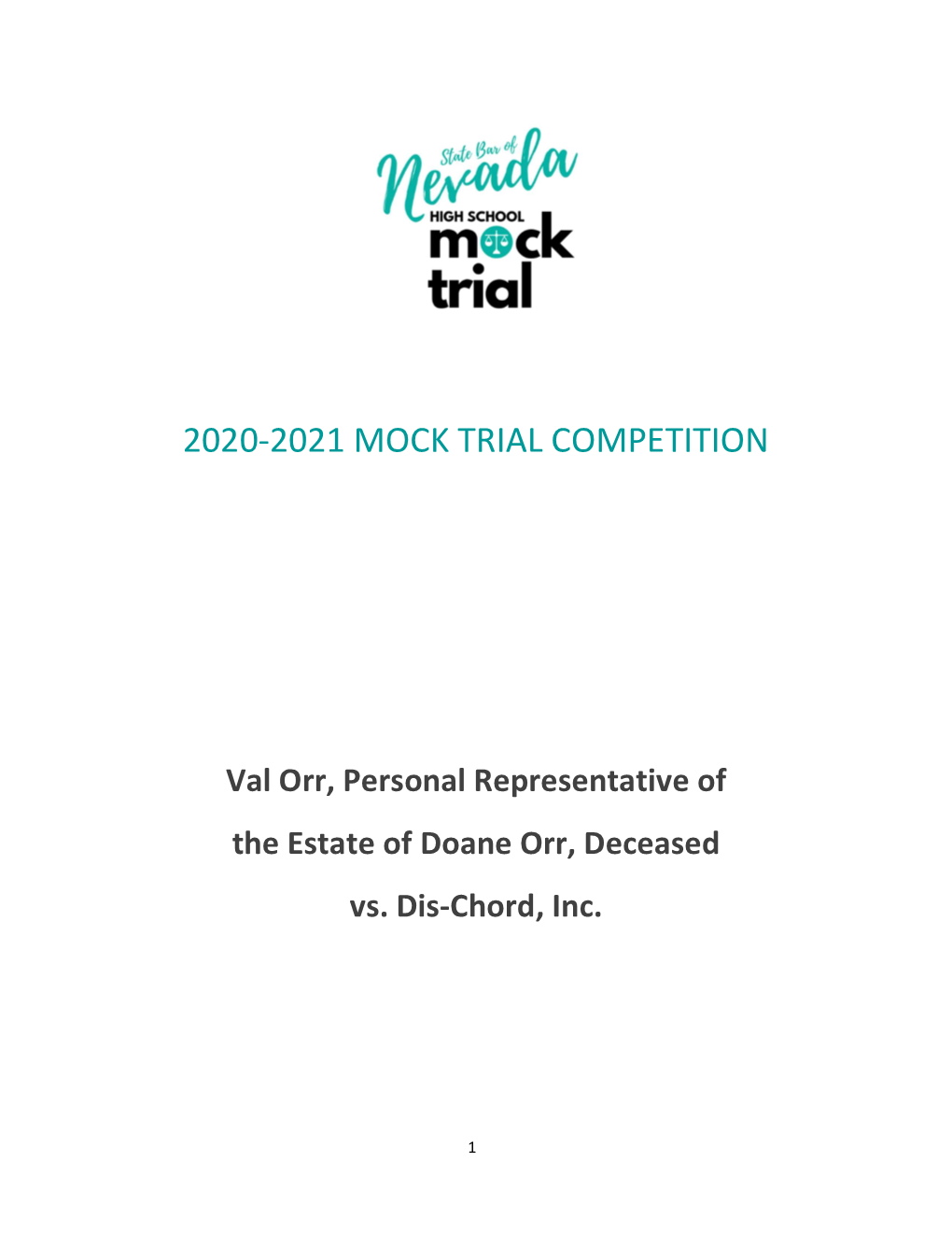 2020-2021 Mock Trial Competition