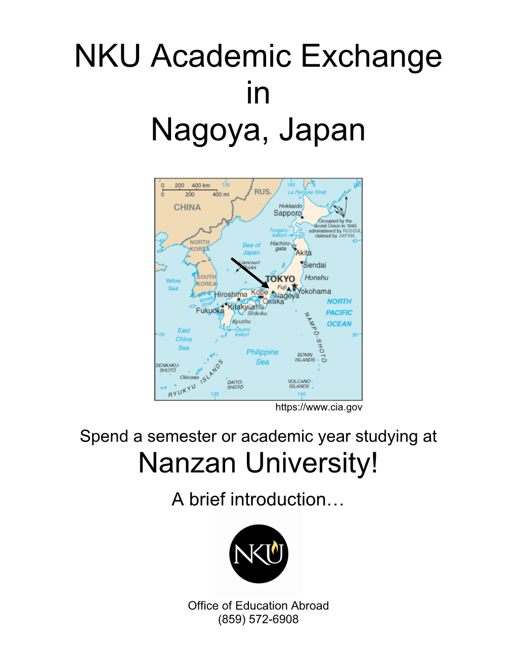 NKU Academic Exchange in Nagoya, Japan