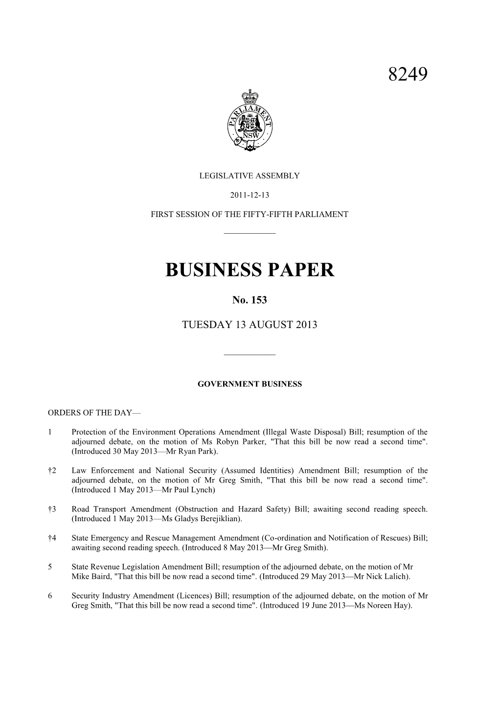8249 Business Paper