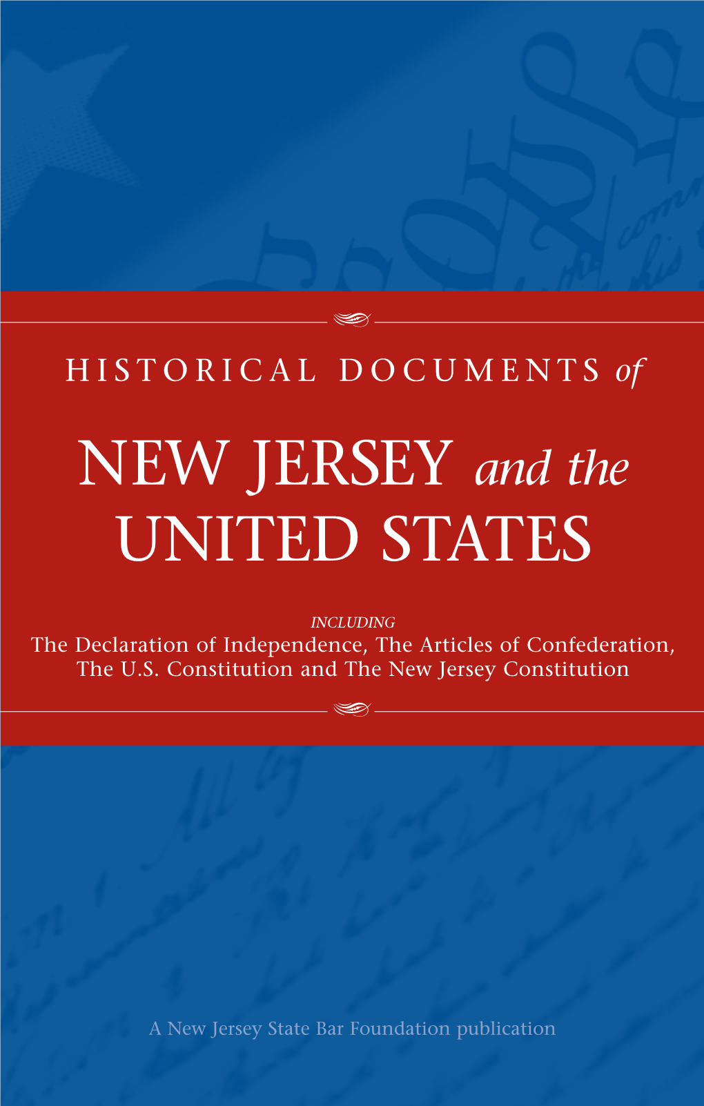NEW JERSEY and the UNITED STATES
