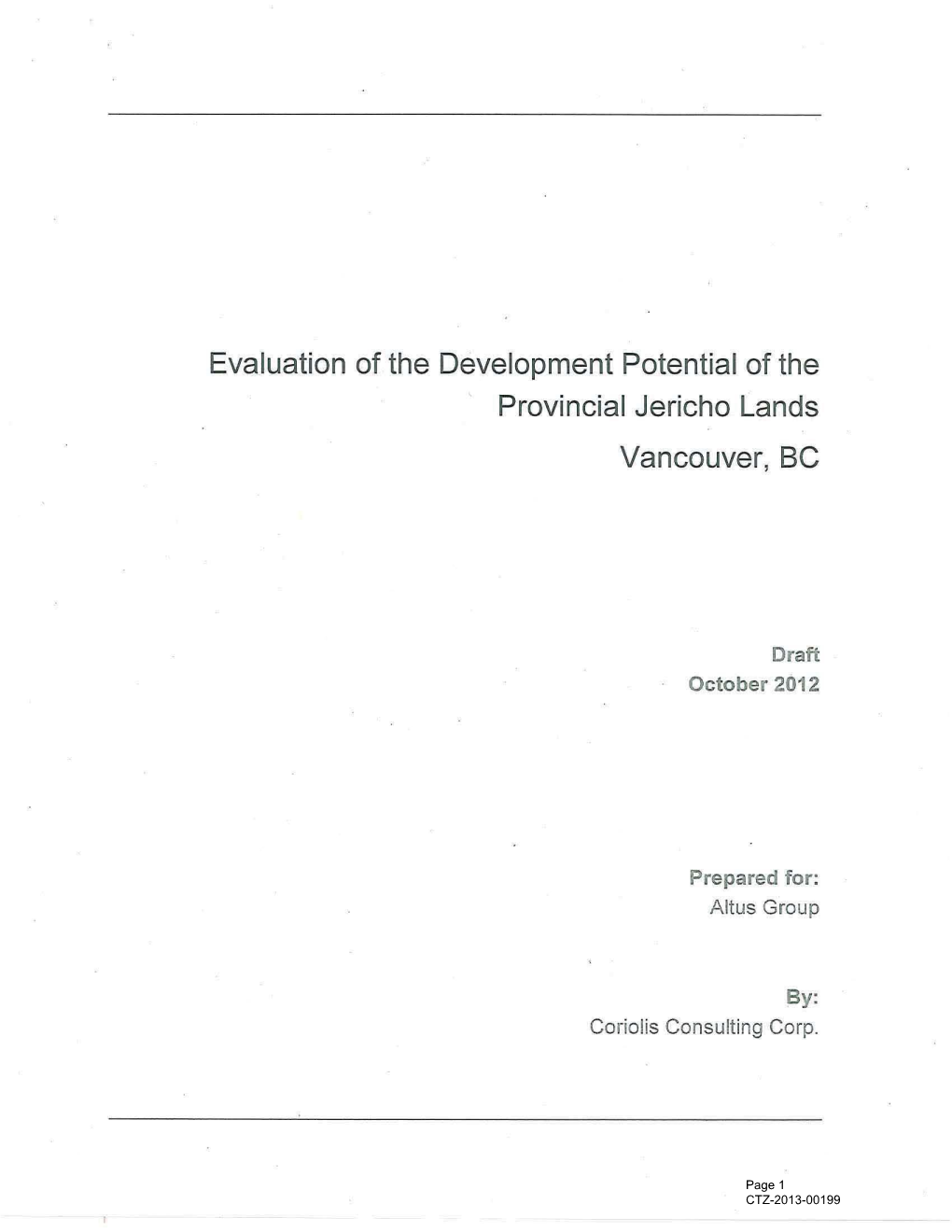 Evaluation of the Development Potential of the Provincial Jericho