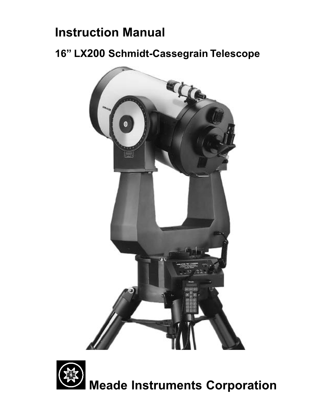 Meade Instruments Corporation Instruction Manual