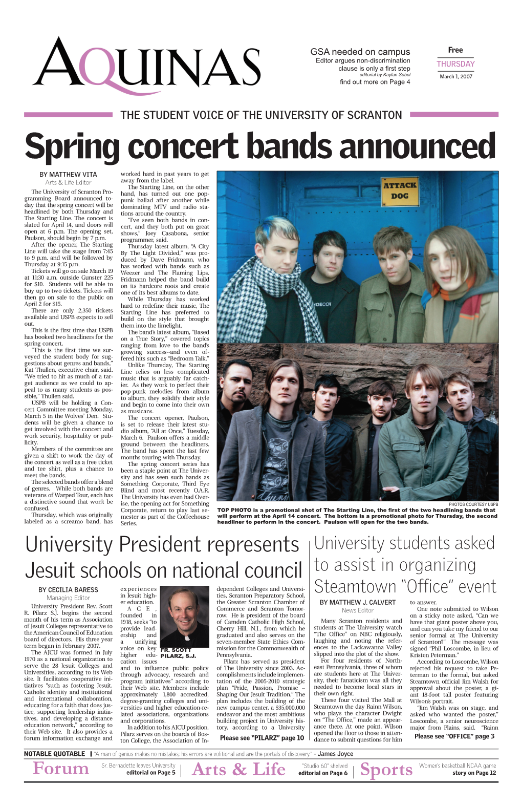 Spring Concert Bands Announced by Matthew Vita Worked Hard in Past Years to Get Arts & Life Editor Away from the Label