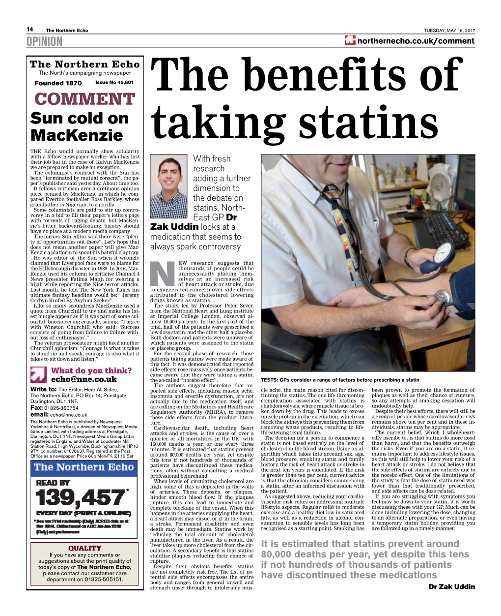 The Benefits of Taking Statins