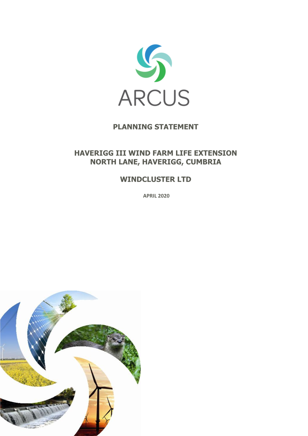 Planning Statement Haverigg Iii Wind Farm Life Extension