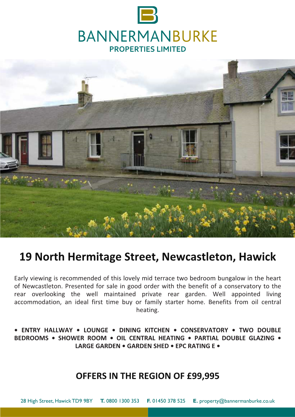 19 North Hermitage Street, Newcastleton, Hawick