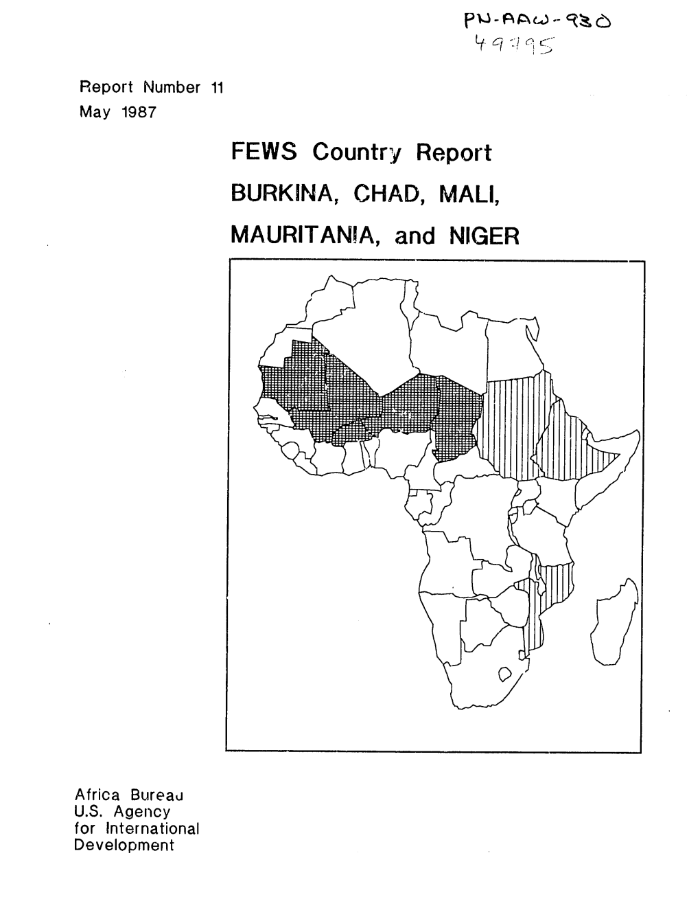 FEWS Country Report BURKINA, CHAD, MALI, MAURITANIA, and NIGER