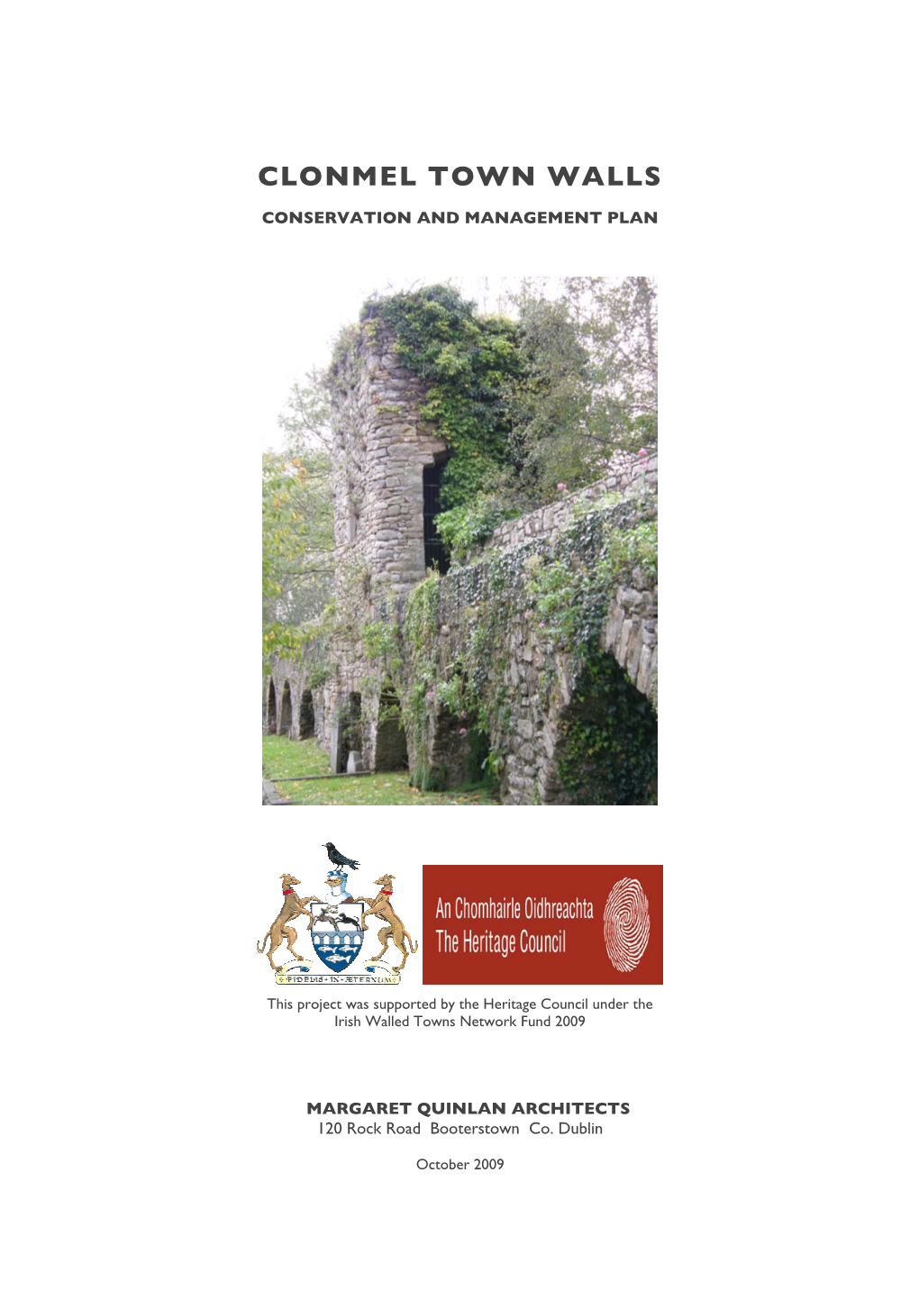 Clonmel Walled Town Management Plan.Pdf