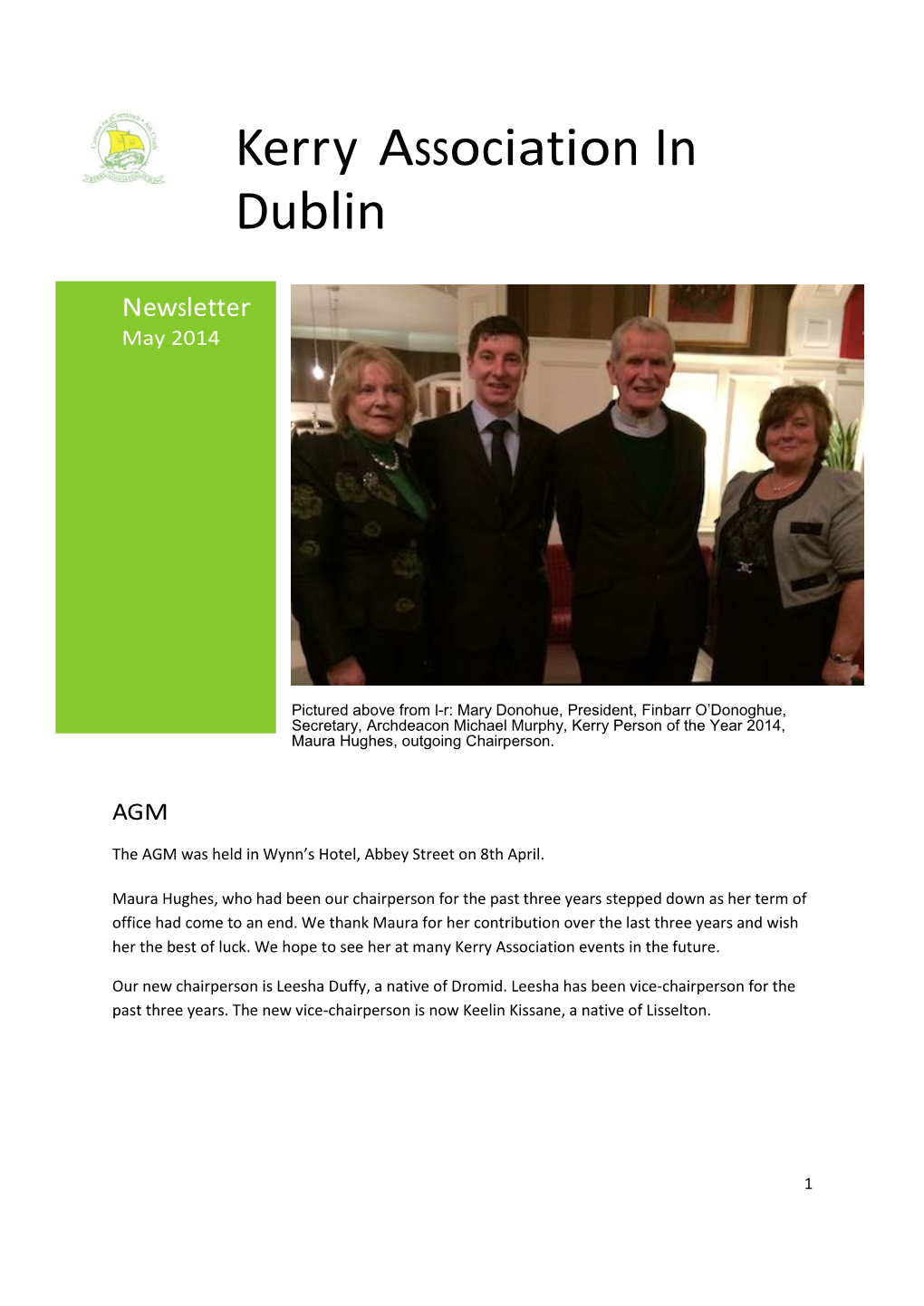 Kerry Association in Dublin