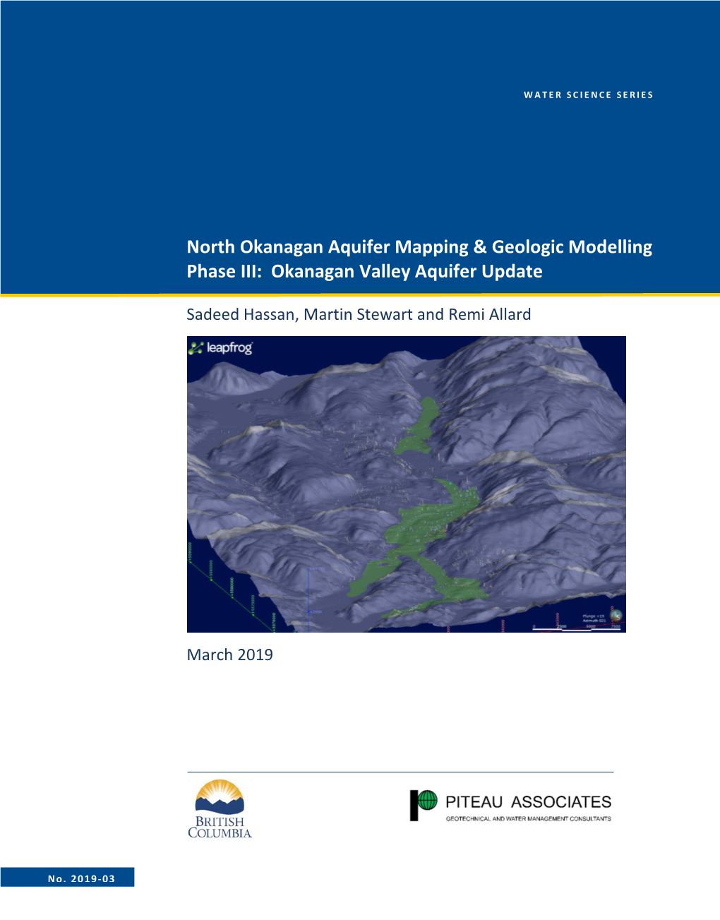 Okanagan Valley Aquifer Update