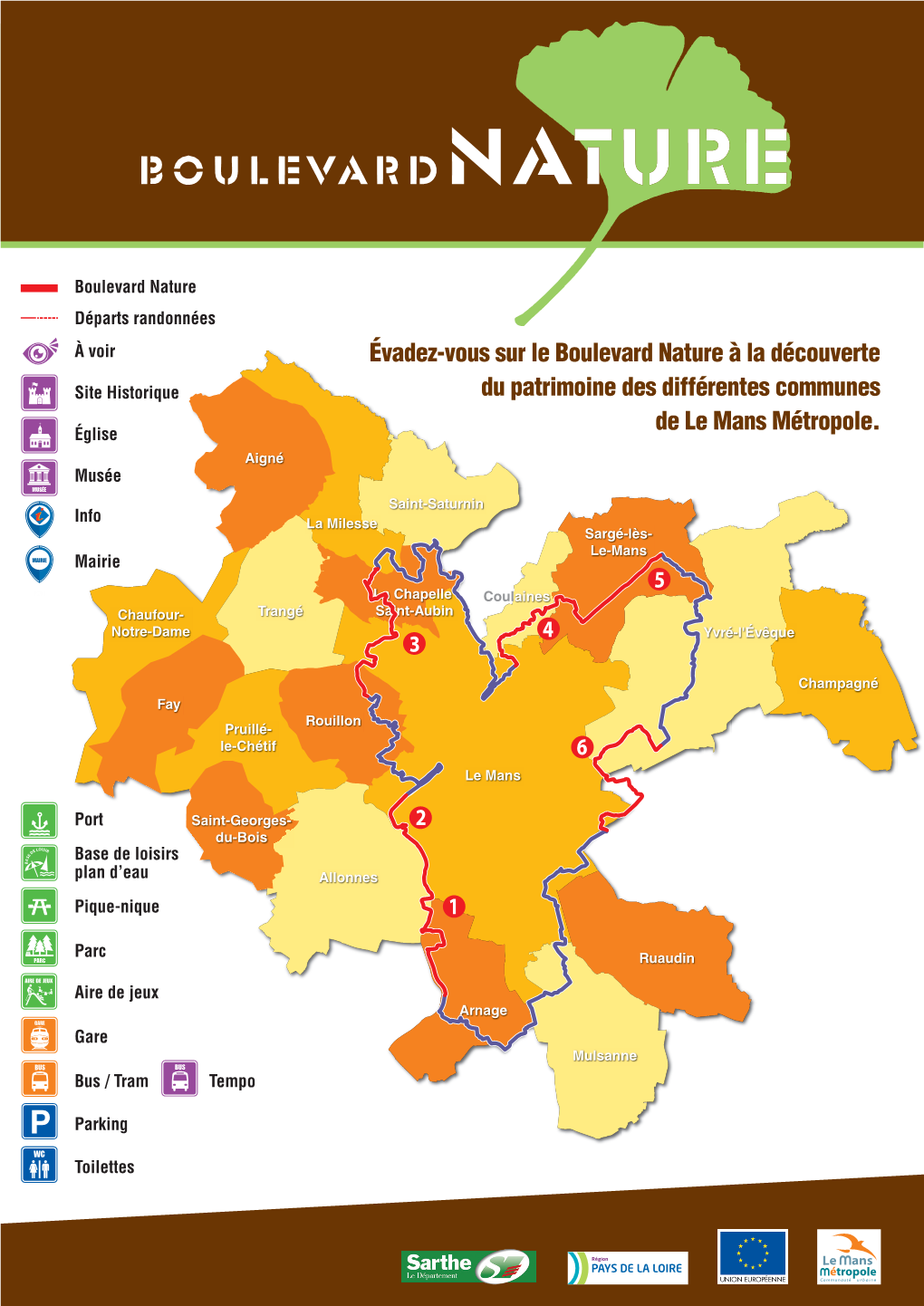 Évadez-Vous Sur Le Boulevard Nature À La Découverte Du Patrimoine Des Différentes Communes De Le Mans Métropole