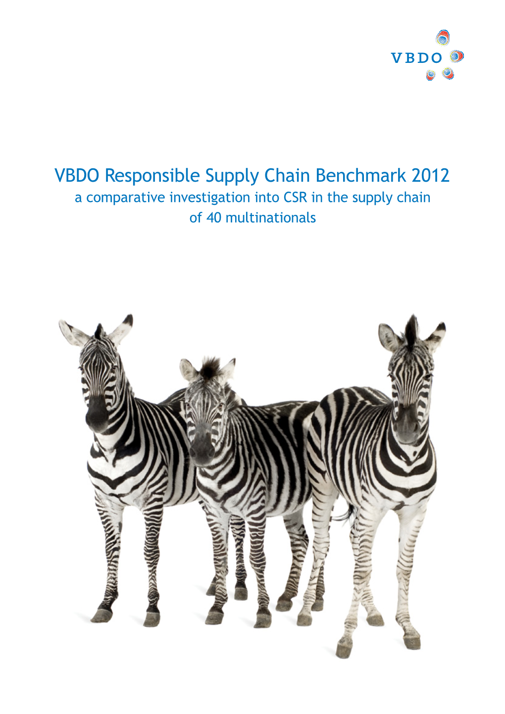 VBDO Responsible Supply Chain Benchmark 2012