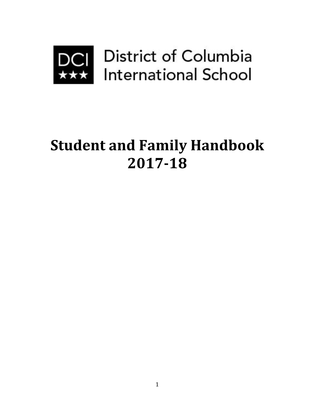 Family Handbook 2017-18