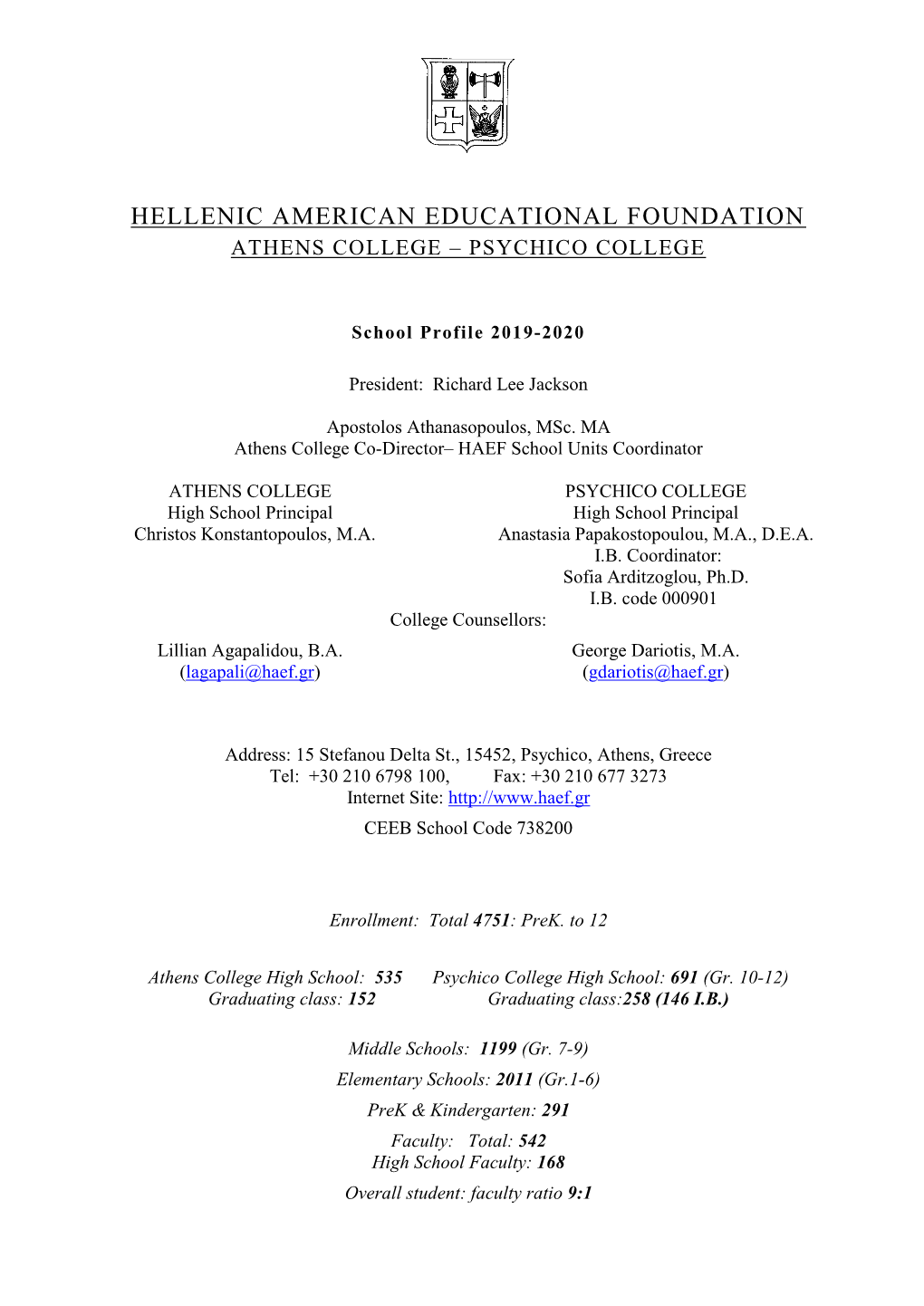 This Year Is a Year of Transition for the Hellenic American Educational