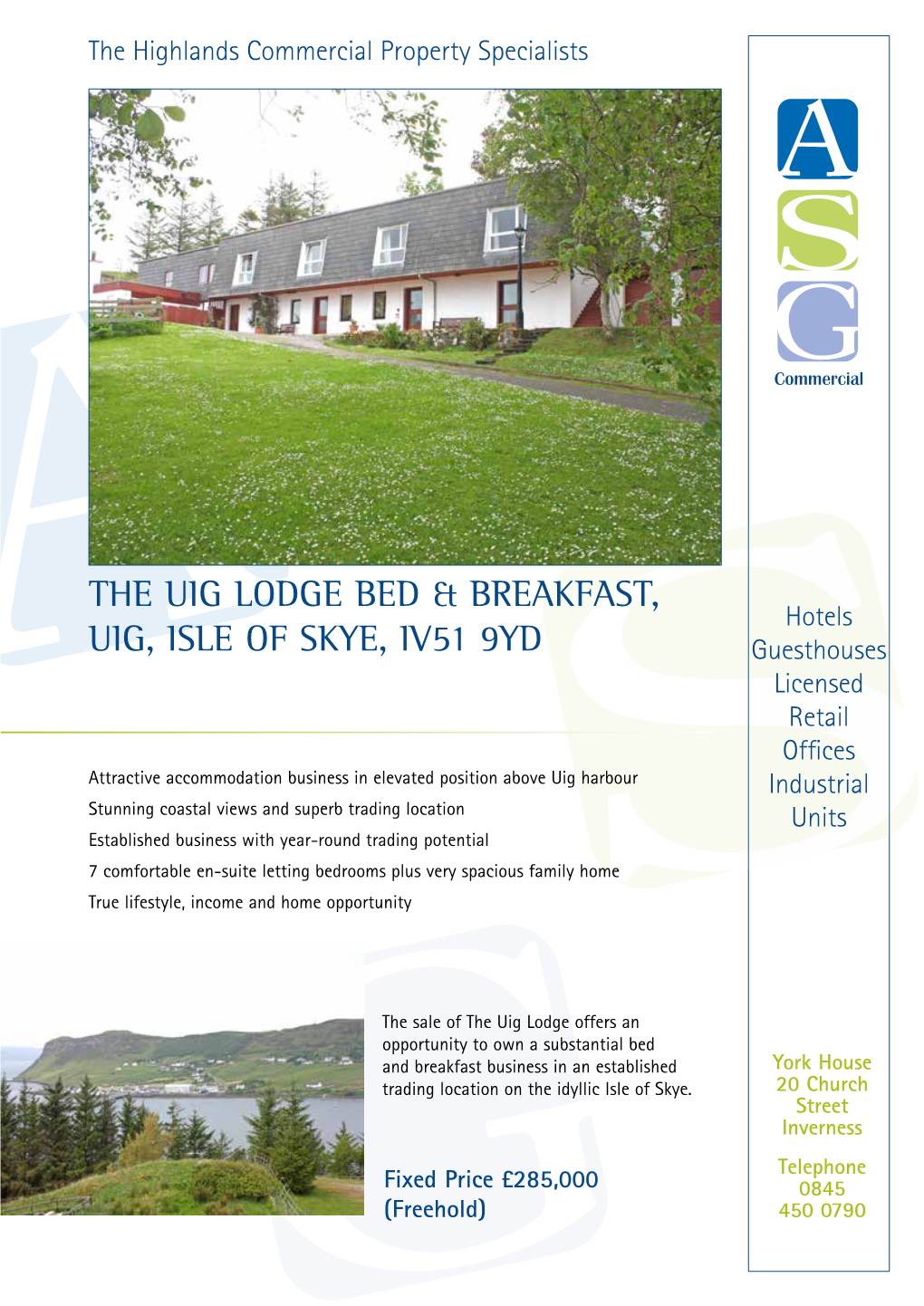 The Uig Lodge Bed & Breakfast, Uig, Isle of Skye, Iv51