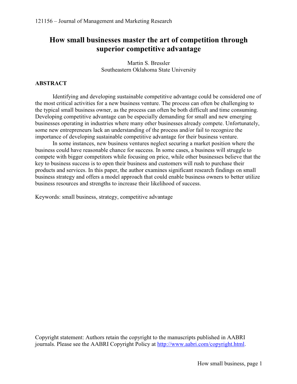 How Small Businesses Master the Art of Competition Through Superior Competitive Advantage