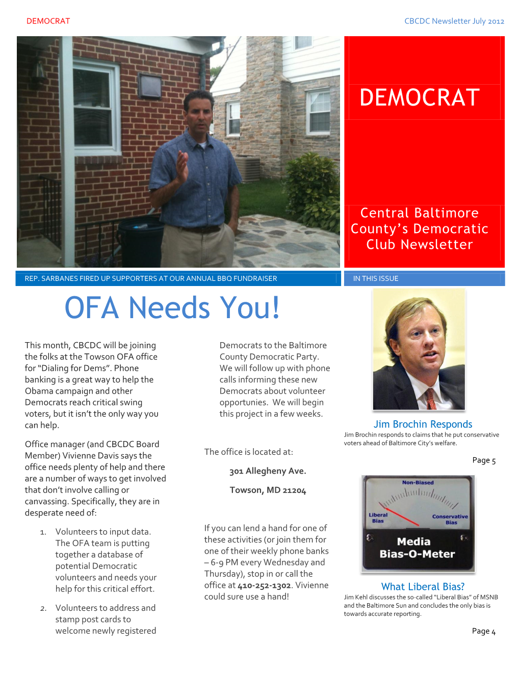 OFA Needs You!