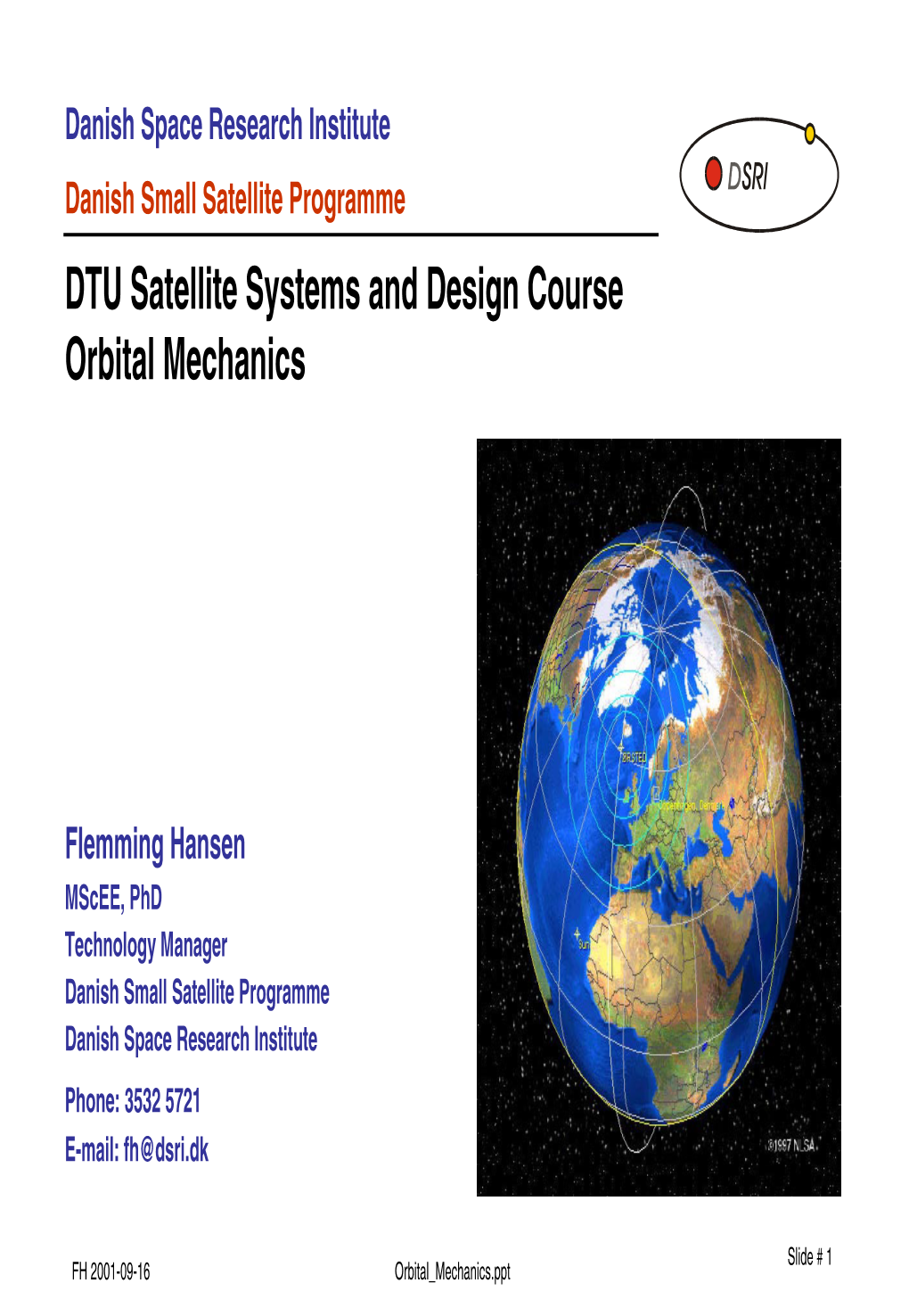 Orbital Mechanics