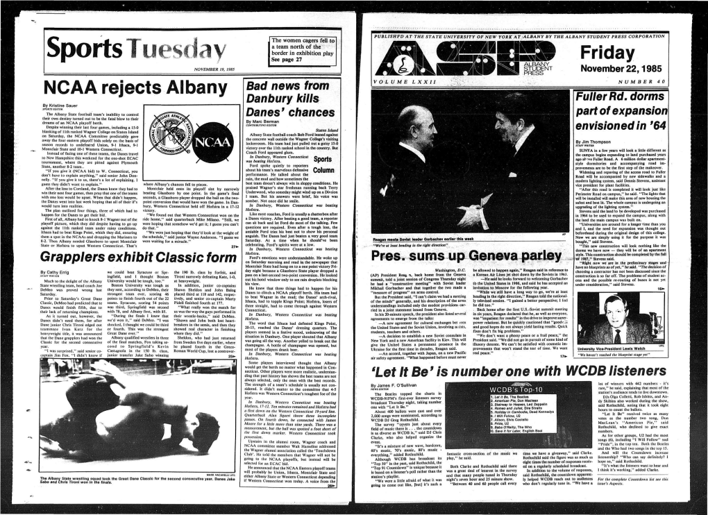Albany Student Press 1985-11-22