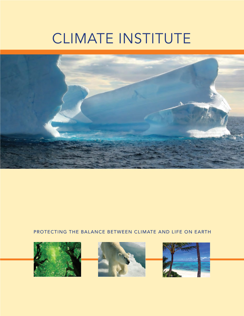 Climate Institute Brochure