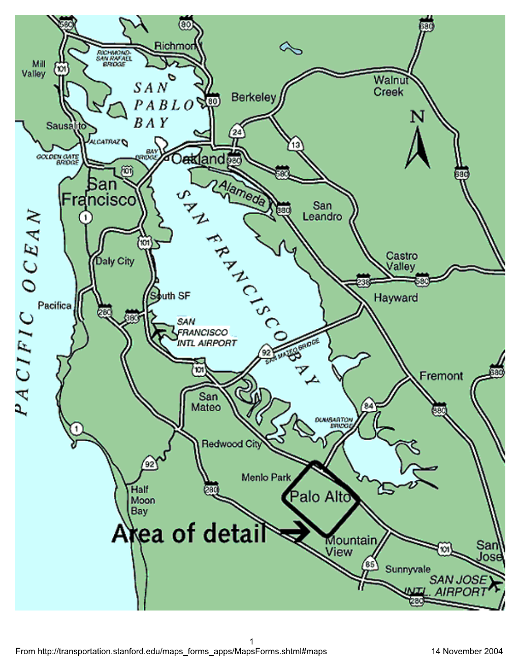 Campus Maps, Stanford University