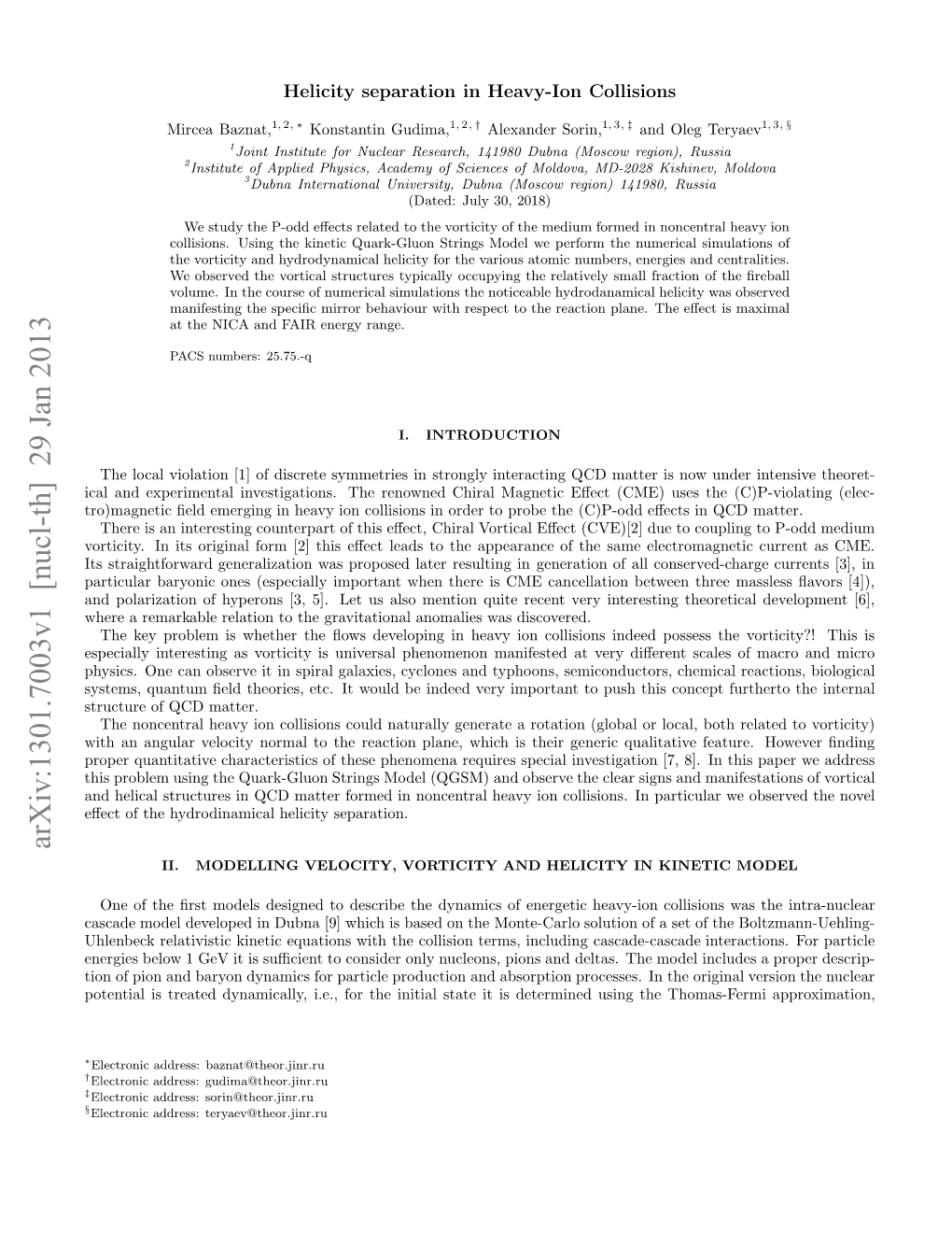 Helicity Separation in Heavy-Ion Collisions When It Has the Diﬀerent Signs Below and Above of the Reaction Plane