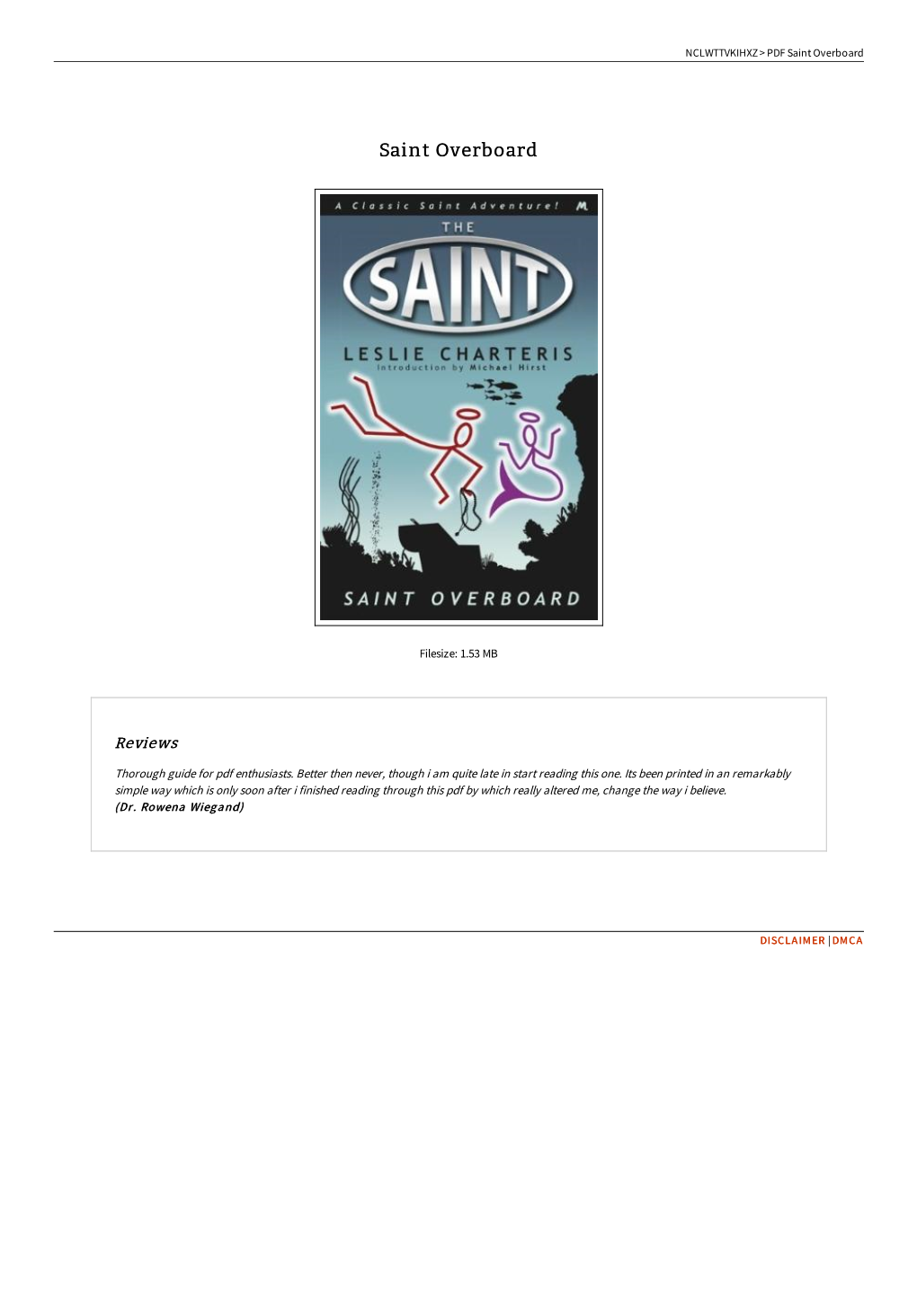 Find PDF &gt; Saint Overboard