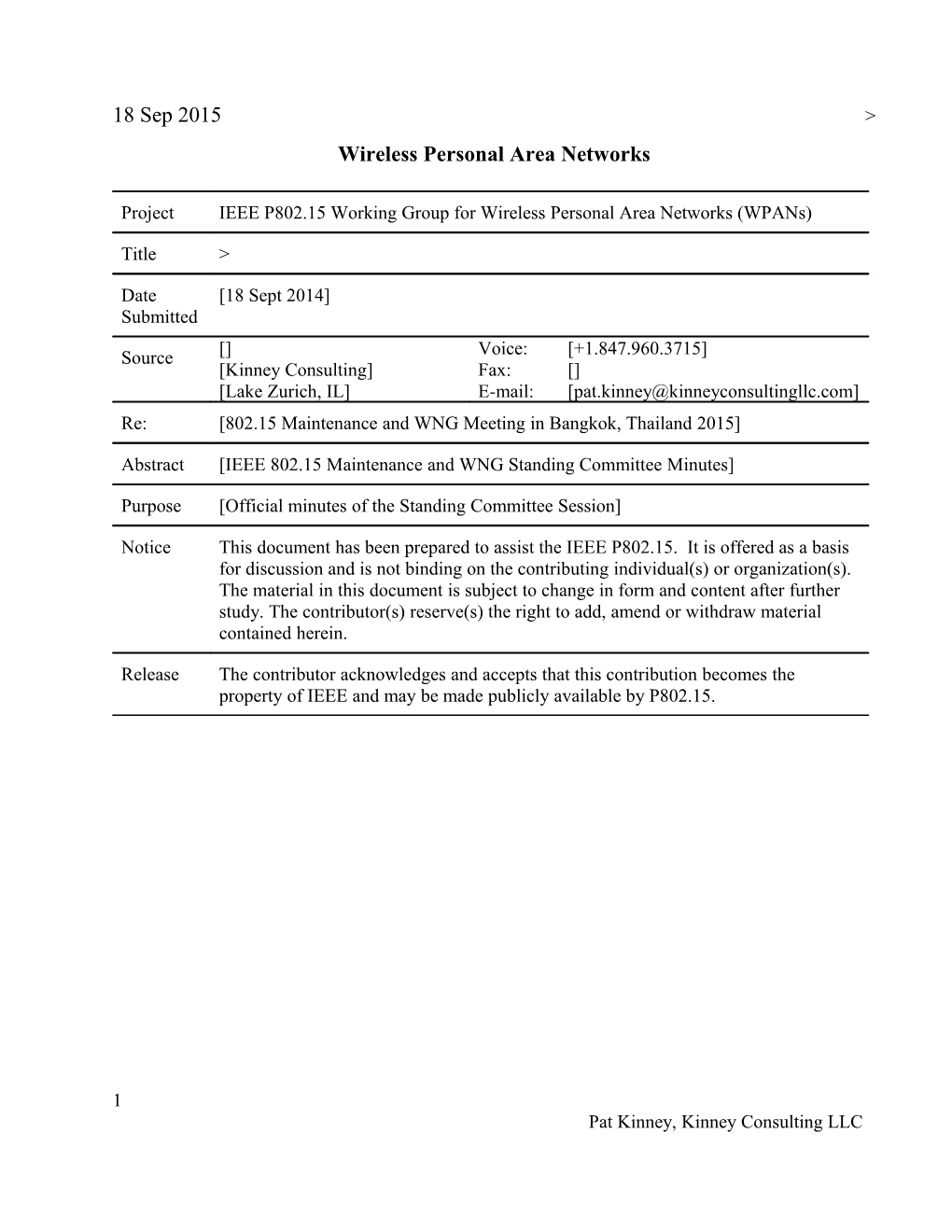 Wireless Personal Area Networks s53