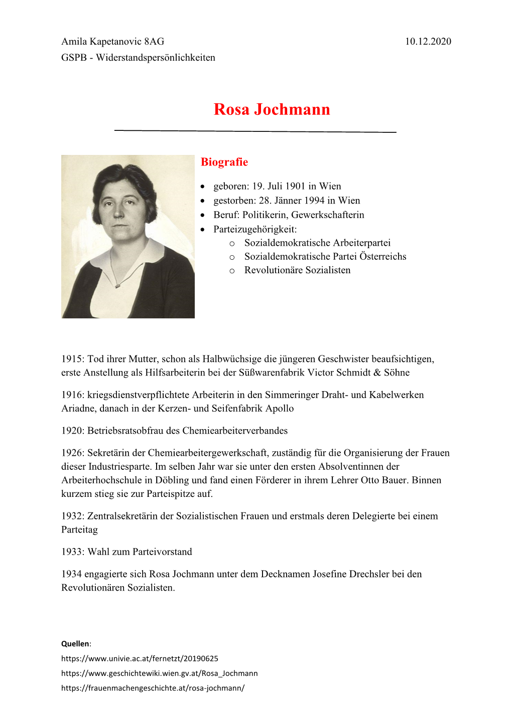 Rosa Jochmann