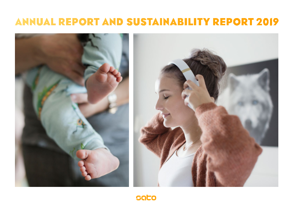 Annual Report and Sustainability Report 2019 the Year 2019 Strategy and Business Operations the Sustainable Sato Gri Governance Financial Statements