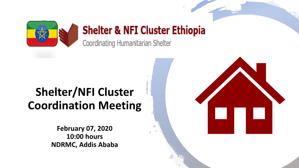 Shelter/NFI Cluster Coordination Meeting