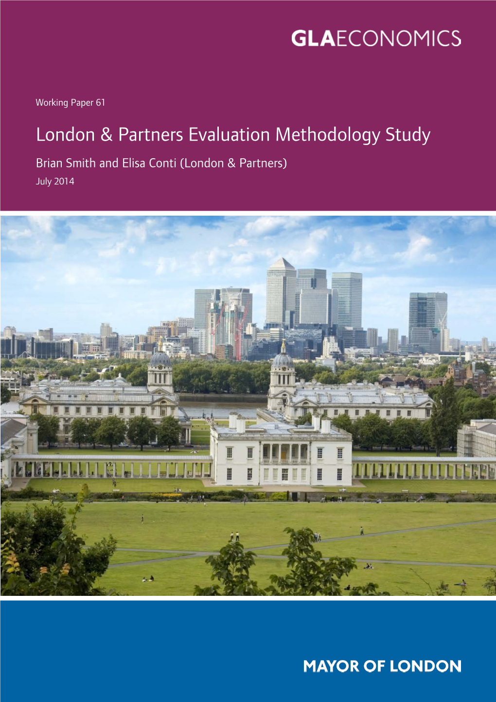 London & Partners Evaluation Methodology Study